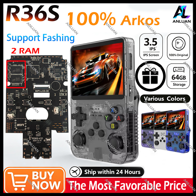 Genuine R36S Retro Handheld Ga - Retro Handheld Game Console R36S 评论和价格