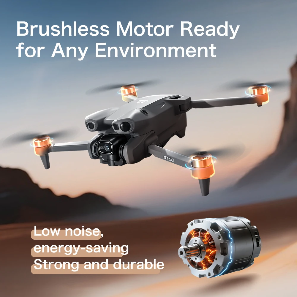 GT50 4K/6K/8K FPV Drone with D - Fpv Brushless Rc Drone 4K 评论和价格
