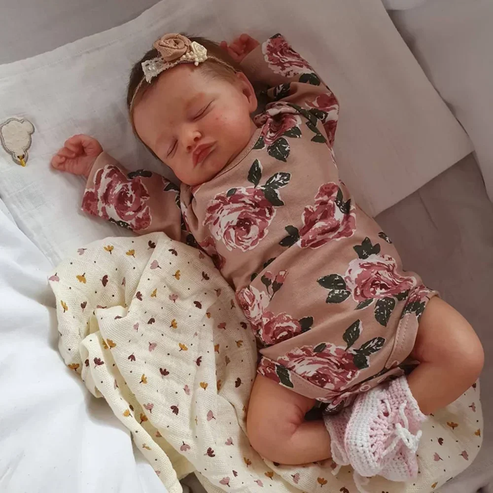 49CM Full Body Vinyl Silicone  - Reborn Baby Doll Silicone Realistic 评论和价格