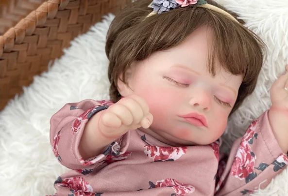 49CM Full Body Vinyl Silicone  - Reborn Baby Doll Silicone Realistic 评论和价格